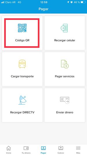 Pagar con QR desde la APP de Mercado Pago